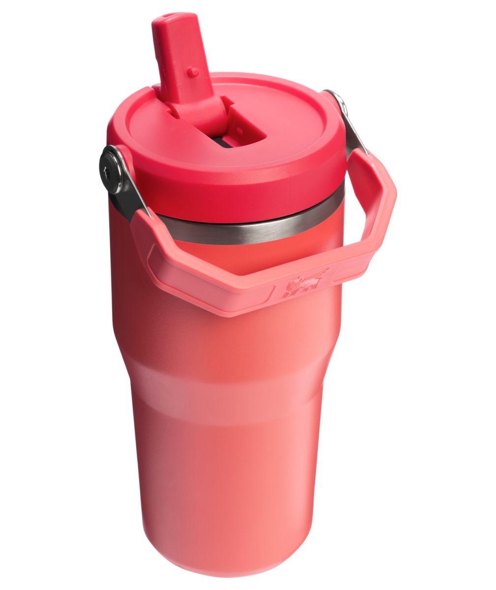 Náhľad produktu - STANLEY Termofľaša s integrovanou slamkou The IceFlow Flip Straw 2.0 Tumbler 600 ml/20 oz Hot Coral