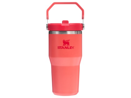 STANLEY Termofľaša s integrovanou slamkou The IceFlow Flip Straw 2.0 Tumbler 600 ml/20 oz Hot Coral