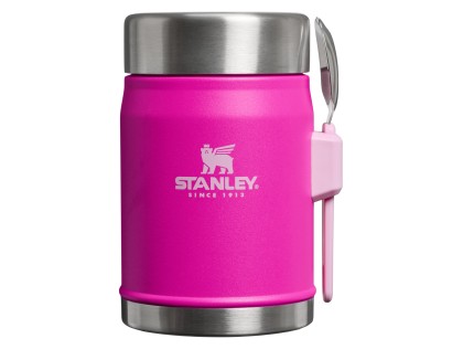 STANLEY Termoska jedálenská s lyžicou/vidličkou The Legendary Classic Food Jar 400 ml/14oz Violet Bl