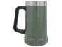 STANLEY Korbel na pivo The Big Grip Beer Stein 700 ml/24 oz Hammertone Green
