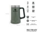 STANLEY Korbel na pivo The Big Grip Beer Stein 700 ml/24 oz Hammertone Green