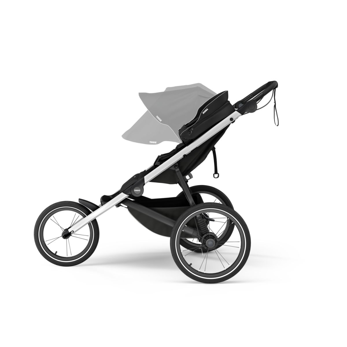 Náhľad produktu - Thule Glide 3 Black - Magnetic Buckle + hlboká korba (ľubovoľná farba)