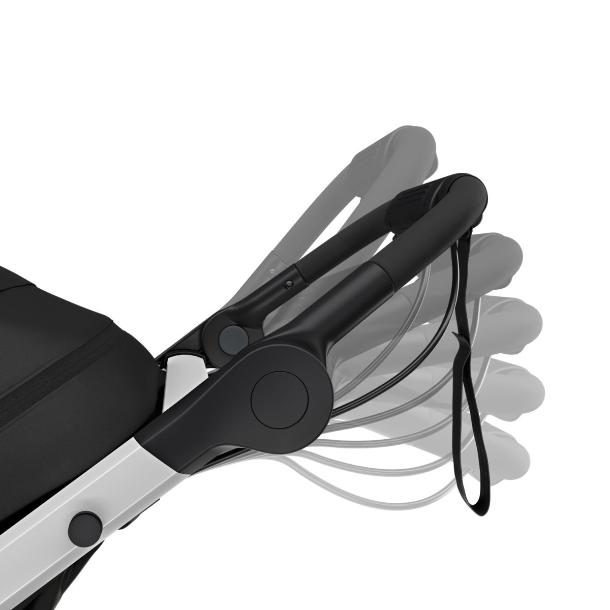Náhľad produktu - Thule Glide 3 Black - Magnetic Buckle + hlboká korba (ľubovoľná farba)