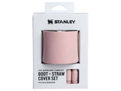 STANLEY Silikónový obal dna a kryt slamky The Quencher Boot + Straw Topper 1180 ml/40oz Pink Dusk