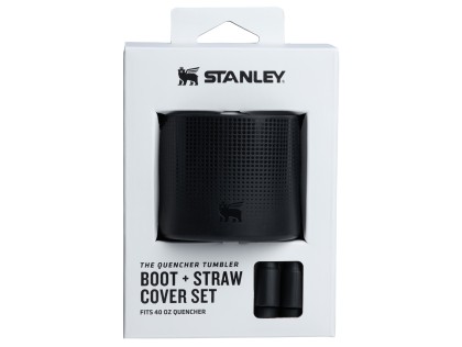 STANLEY Silikónový obal dna a kryt slamky The Quencher Boot + Straw Topper 1180 ml/40oz Black