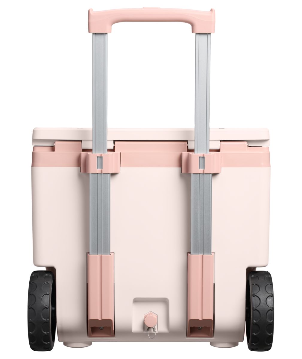 Náhľad produktu - STANLEY Pasívny chladiaci box The Easy-Carry Outdoor Wheeled Cooler 50QT Rose Quartz