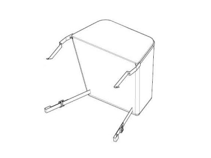 Náhľad produktu - Thule Chariot Cross 2 - single - Cargo bag - dark slate 55197