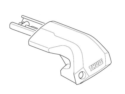 Náhľad produktu - Thule Edge Flush Rail - Complete Foot Right 54248