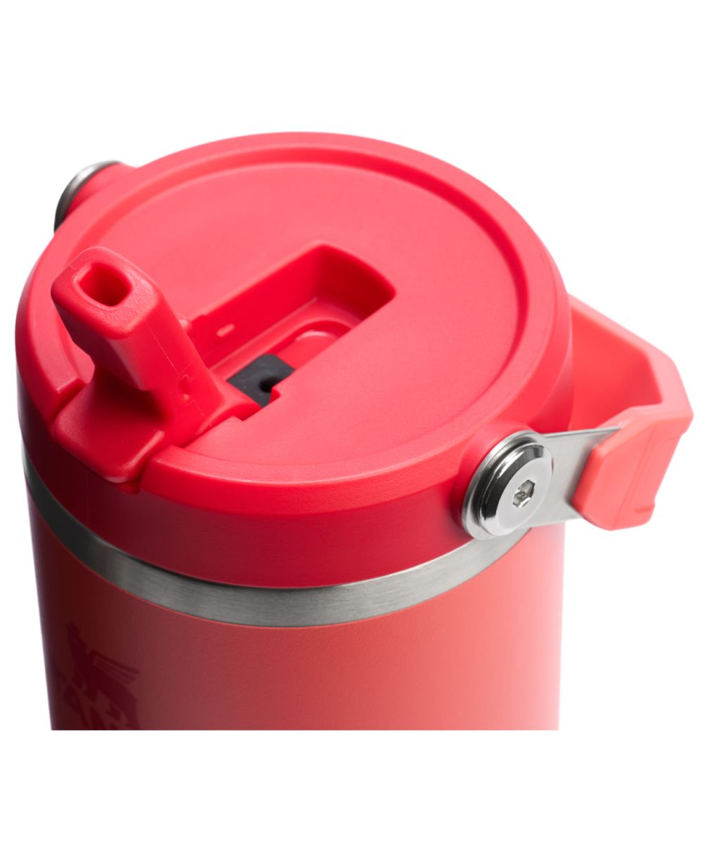Náhľad produktu - STANLEY Termofľaša s integrovanou slamkou The IceFlow Flip Straw 2.0 Tumbler 890 ml/30oz Hot Coral