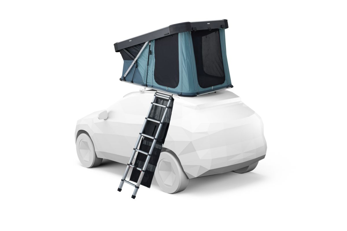 Náhľad produktu - Autostan Thule Widesky - škrupinový stan pre 2 osoby, Dark Slate