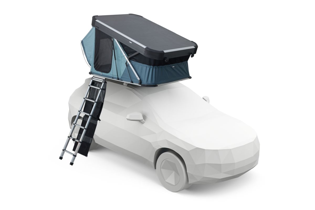 Náhľad produktu - Autostan Thule Widesky - škrupinový stan pre 2 osoby, Dark Slate