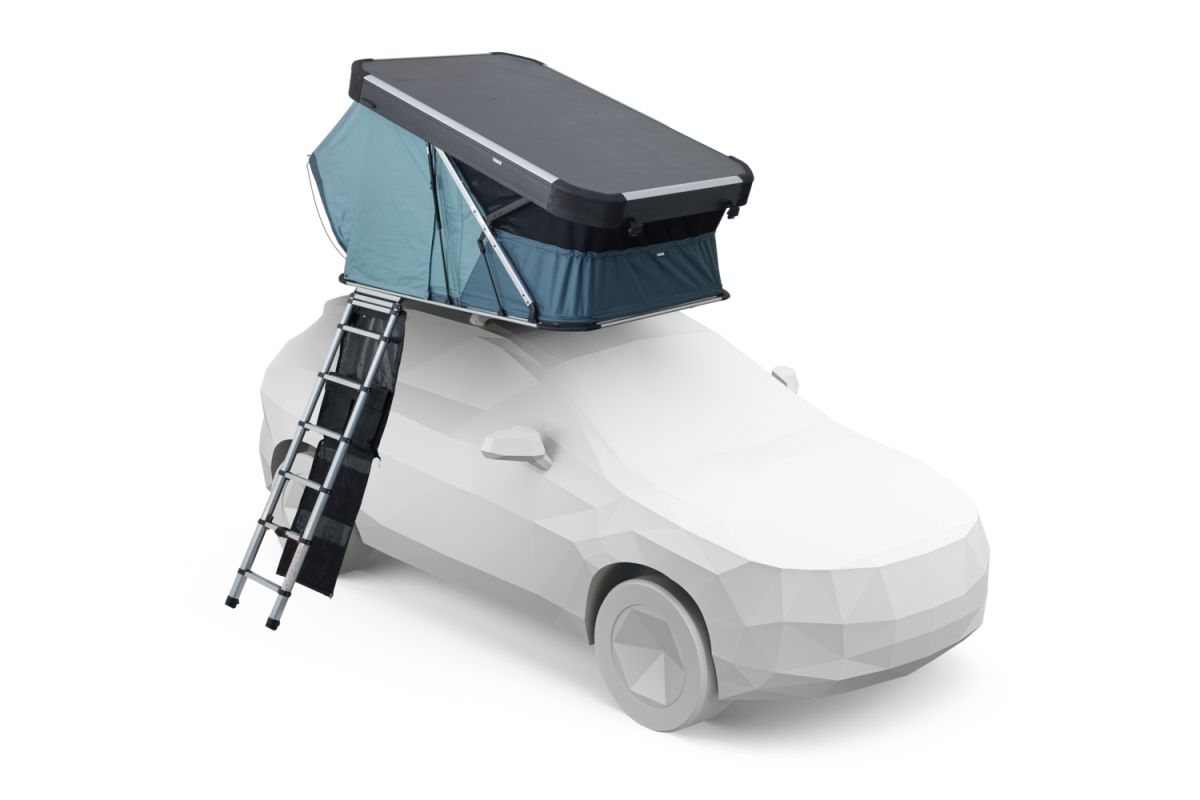 Náhľad produktu - Autostan Thule Widesky - škrupinový stan pre 2 osoby, Dark Slate