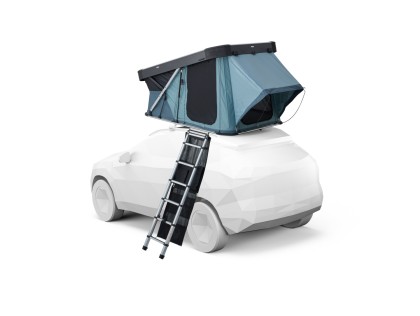 Autostan Thule Widesky - škrupinový stan pre 2 osoby, Dark Slate