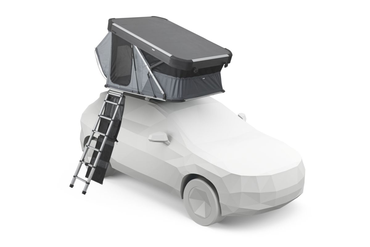 Náhľad produktu - Autostan Thule Widesky - škrupinový stan pre 2 osoby, Ashland Grey