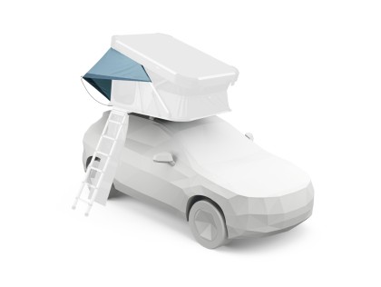 Thule Widesky side door rainfly - bočné striešky proti dažďu, Dark Slate