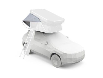 Thule Widesky side door rainfly - bočné striešky proti dažďu, Ashland Grey