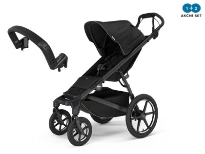 Náhľad produktu - Thule Urban Glide 3 Black 4-Wheel MB + madlo