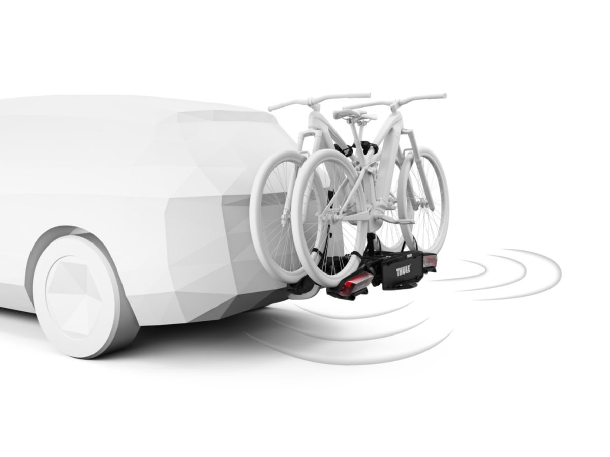 Náhľad produktu - Thule Epos ParkSecure pre 2 kolesá s parkovacími senzormi