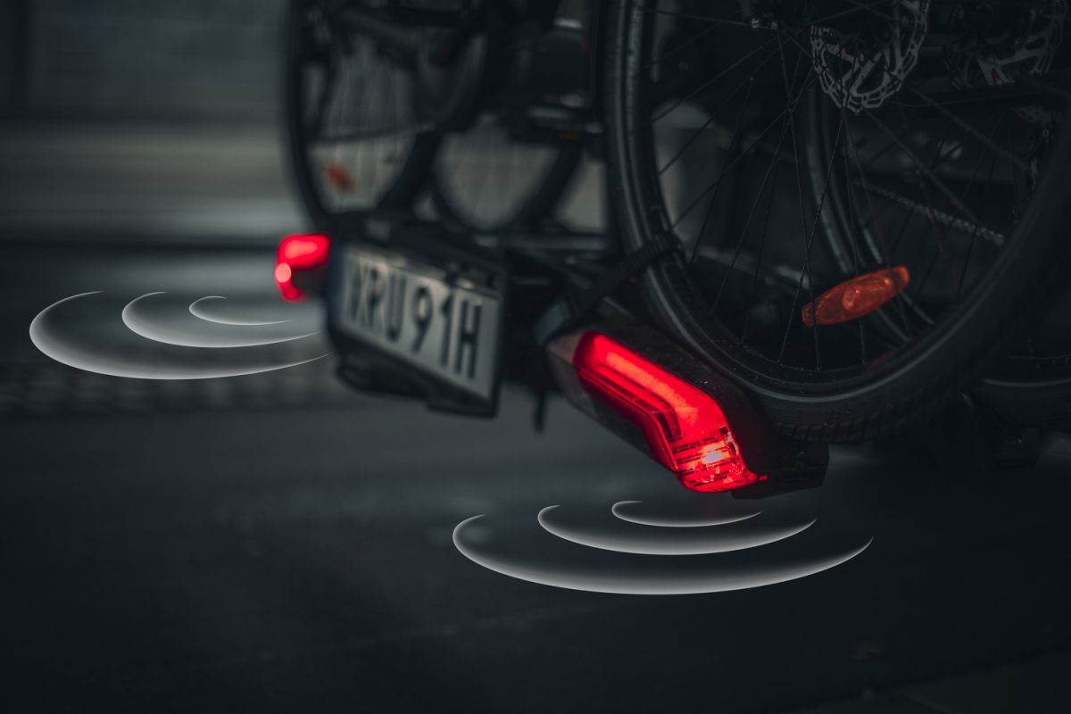 Náhľad produktu - Thule Epos ParkSecure pre 2 kolesá s parkovacími senzormi