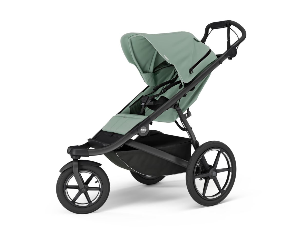 Náhľad produktu - Thule Urban Glide 3 Mist Green - MB + hlboká korba + ISOFIX Base Alfi + autosedačka Maple