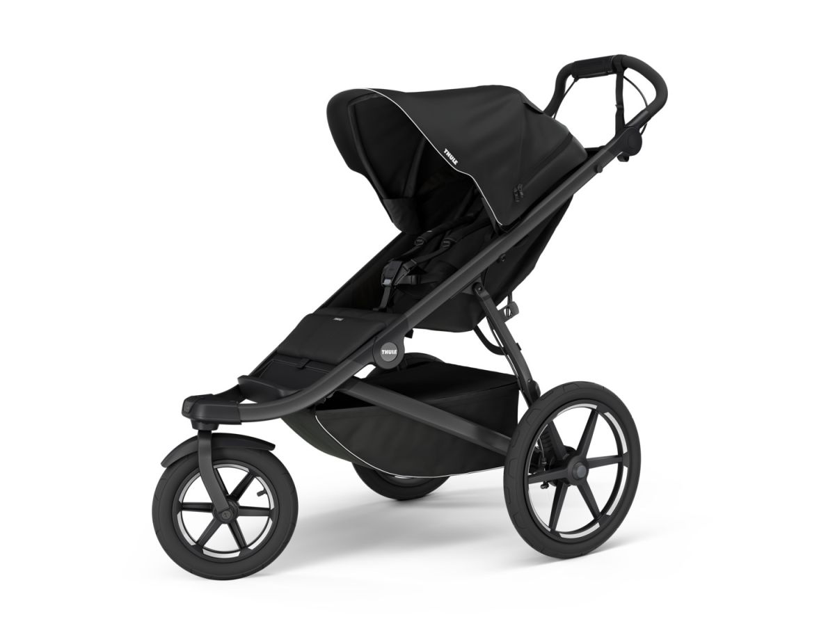 Náhľad produktu - Thule Urban Glide 3 Black - MB + hlboká korba + ISOFIX Base Alfi + autosedačka Maple