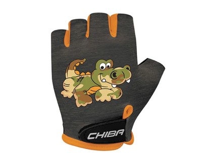 Cyklistické rukavice pre deti COOL Kids Krokodíl - M