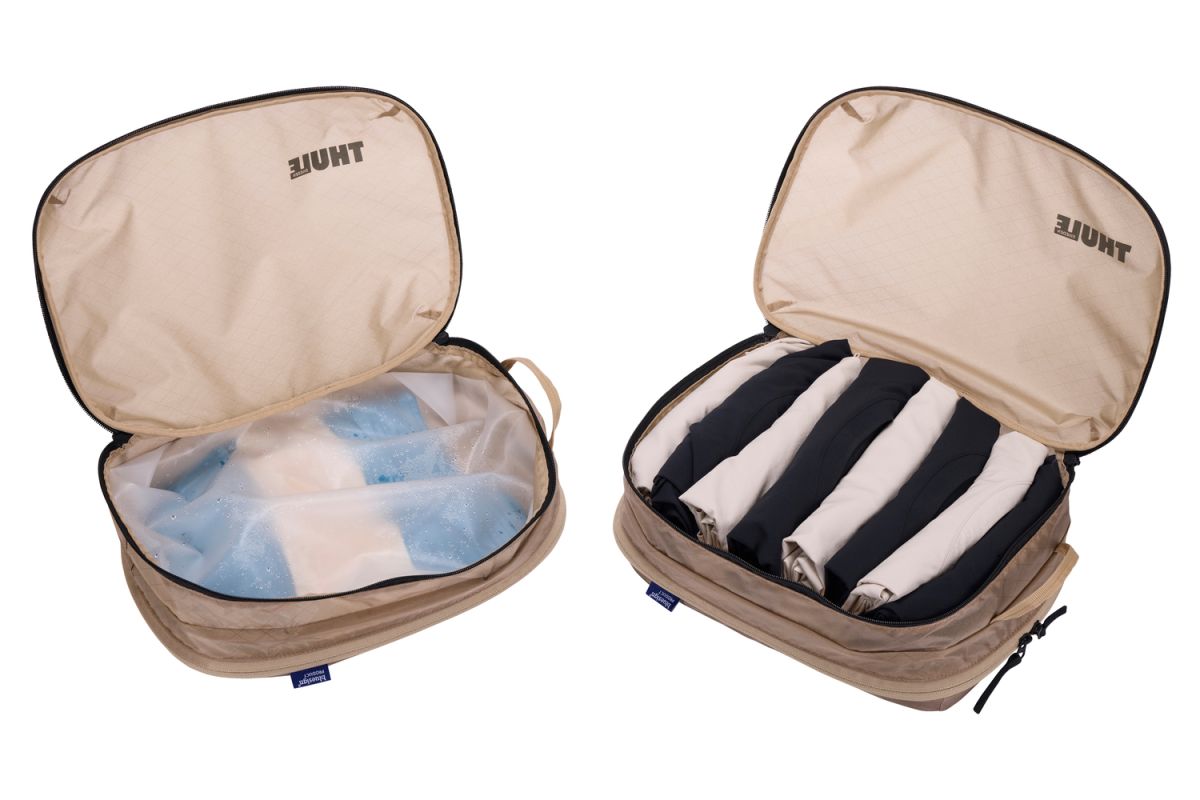 Náhľad produktu - Thule cestovný organizér čisté/špinavé TCCD201 - jemná béžová