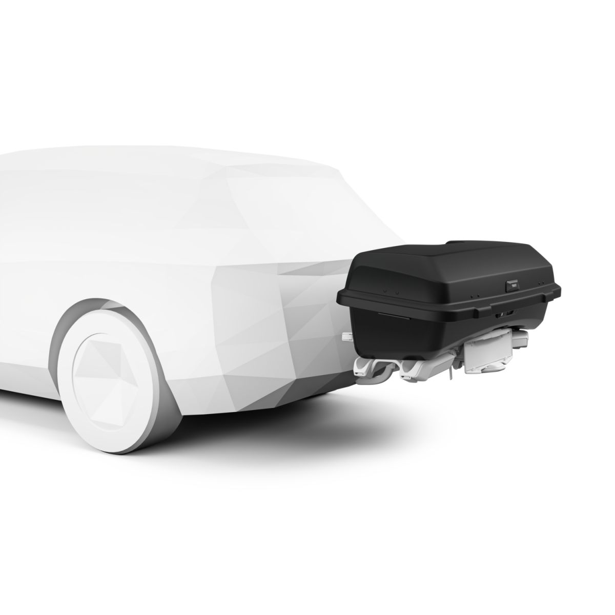 Náhľad produktu - Thule Epos ParkSecure 2bike s parkovacími senzormi + box Thule Santu