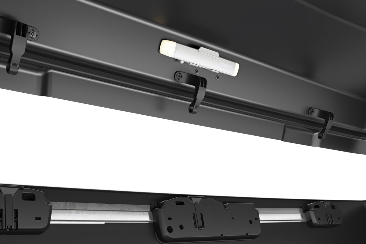 Náhľad produktu - Thule Epos ParkSecure 2bike s parkovacími senzormi + box Thule Santu