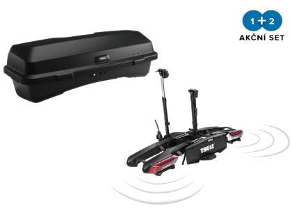 Thule Epos ParkSecure 2bike s parkovacími senzormi + box Thule Santu