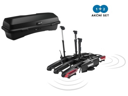 Thule Epos ParkSecure 3bike s parkovacími senzormi + box Thule Santu