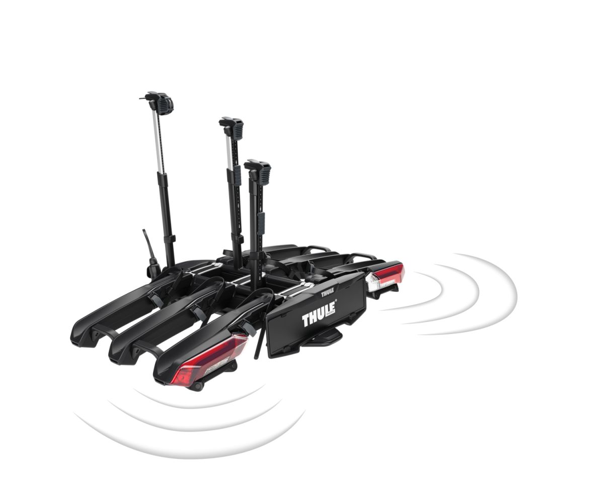 Náhľad produktu - Thule Epos ParkSecure 3bike s parkovacími senzormi + taška 9793 + zámok 9785