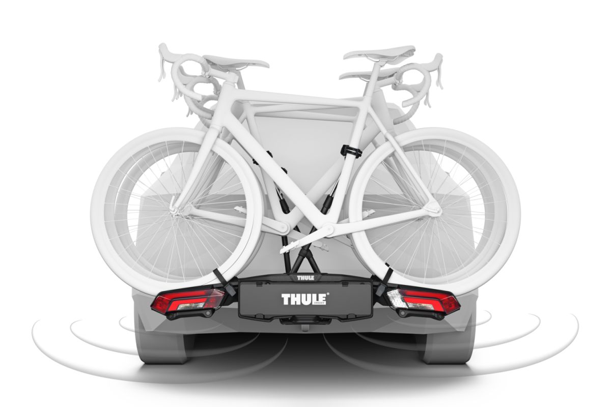 Náhľad produktu - Thule Epos ParkSecure 3bike s parkovacími senzormi + taška 9793 + zámok 9785