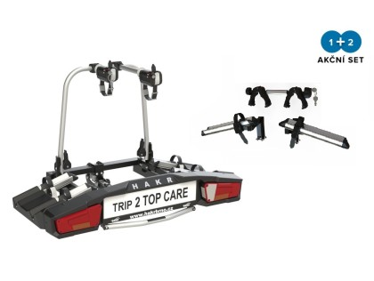 Nosič bicyklov na ťažné Trip 2 TOP CARE + 1 adaptér na 3. kolo