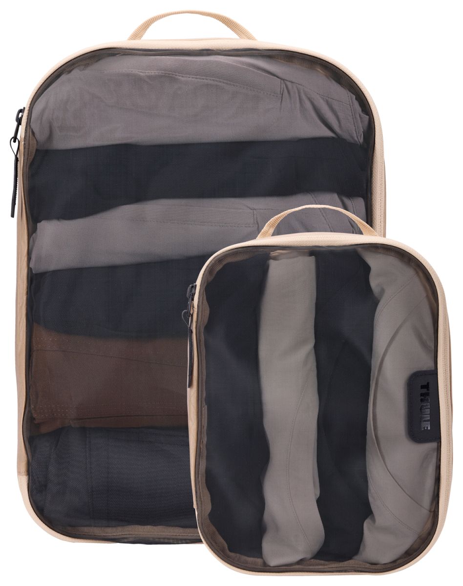 Náhľad produktu - Thule Packing cube sada 1 stredný a 1 malý organizér TPCS204 - jemná béžová