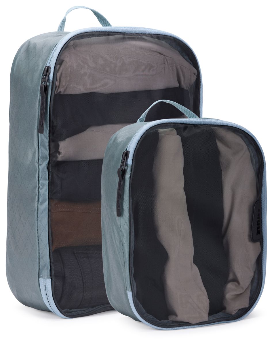 Náhľad produktu - Thule Packing cube sada 1 stredný a 1 malý organizér TPCS204 - Pond Gray