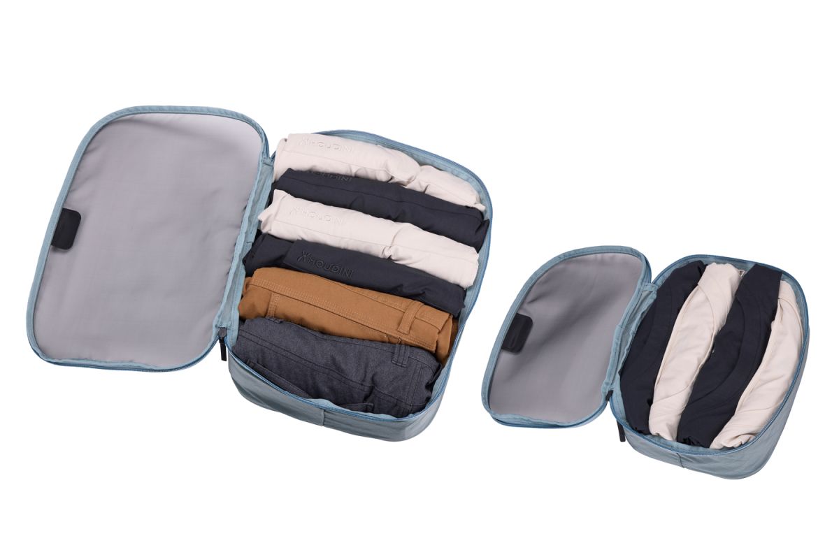 Náhľad produktu - Thule Packing cube sada 1 stredný a 1 malý organizér TPCS204 - Pond Gray