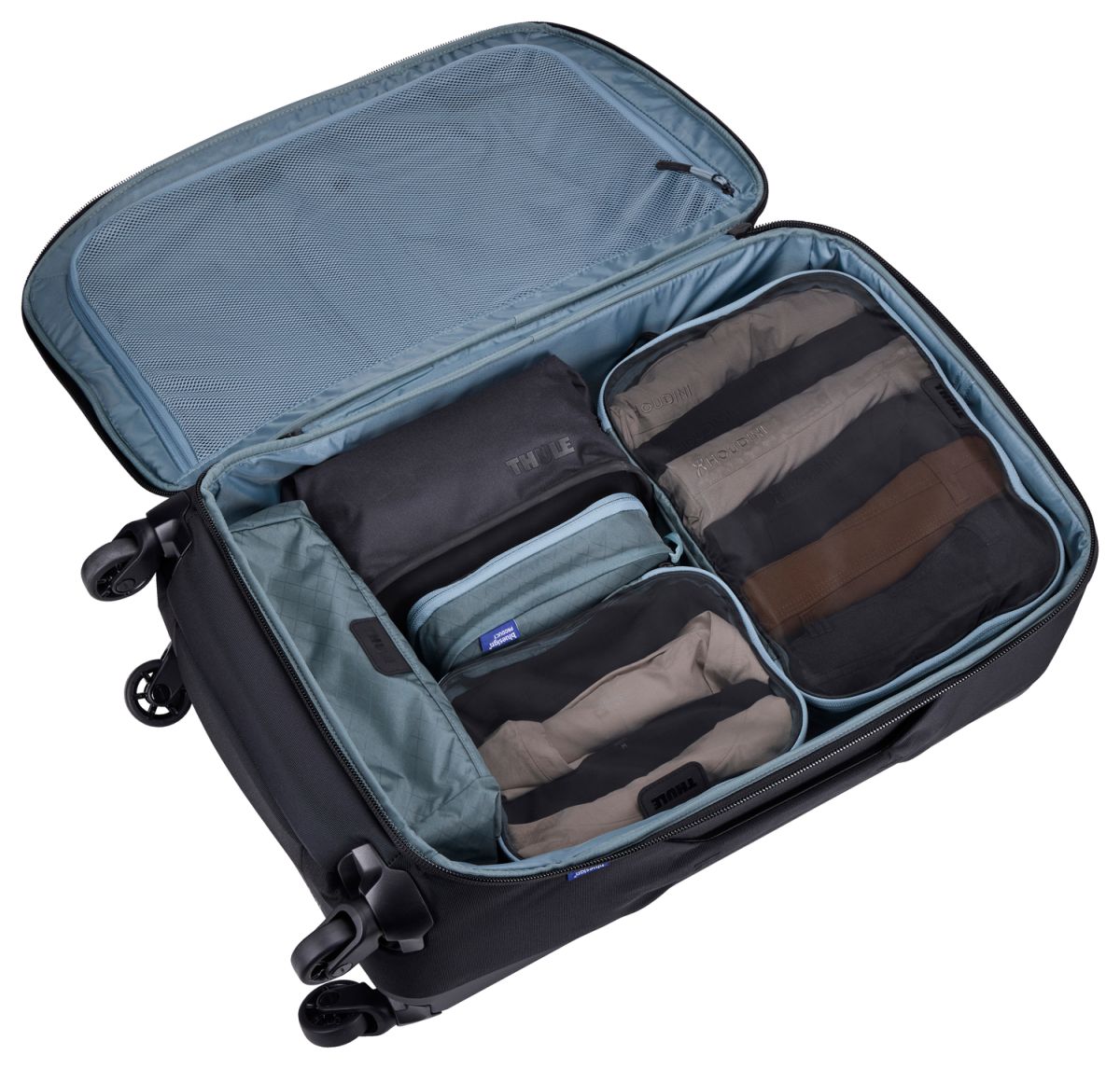 Náhľad produktu - Thule Packing cube sada 1 stredný a 1 malý organizér TPCS204 - Pond Gray