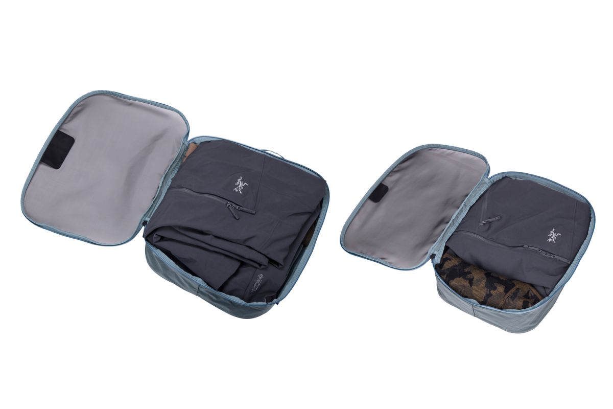 Náhľad produktu - Thule Packing cube sada 2 veľké a 2 stredné organizéry TPCS205 - biela/Pond Gray