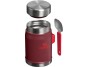 STANLEY Termoska jedálenská s lyžicou/vidličkou The Legendary Classic Food Jar 400 ml/14oz Cranberry