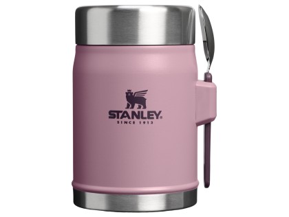 STANLEY Termoska jedálenská s lyžicou/vidličkou The Legendary Classic Food Jar 400 ml/14oz Purple Sm
