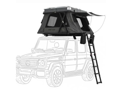 Strešný autostan Wild Land Sky Rover pre 2-3 osoby - elektrické zdvíhanie / tmavo šedý