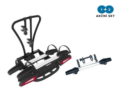 Nosič bicyklov na ťažné zariadenie Yakima JustClick EVO 2 + adaptér na 3.kolo