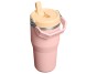 STANLEY Termofľaša s integrovanou slamkou The IceFlow Flip Straw 2.0 Tumbler 600 ml/20 oz Peach Rose