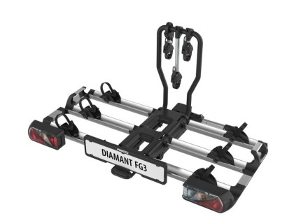 Nosič na ťažné zariadenie na 3 kolesá / elektrobicykle Pro User Diamant FG3 - sklopný skladací