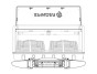 Rear box for towbar carrier Spinder BX1 Transport box - volume 550l / lockable / black