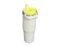STANLEY Termofľaša s integrovanou slamkou The IceFlow Flip Straw 2.0 Tumbler 890 ml/30oz Pale Stone