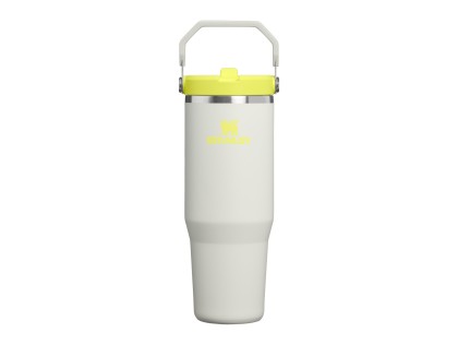 STANLEY Termofľaša s integrovanou slamkou The IceFlow Flip Straw 2.0 Tumbler 890 ml/30oz Pale Stone