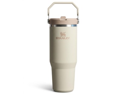 STANLEY Termofľaša s integrovanou slamkou The IceFlow Flip Straw 2.0 Tumbler 890 ml/30oz Cream