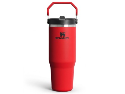 STANLEY Termofľaša s integrovanou slamkou The IceFlow Flip Straw 2.0 Tumbler 890 ml/30oz ChiliBlack